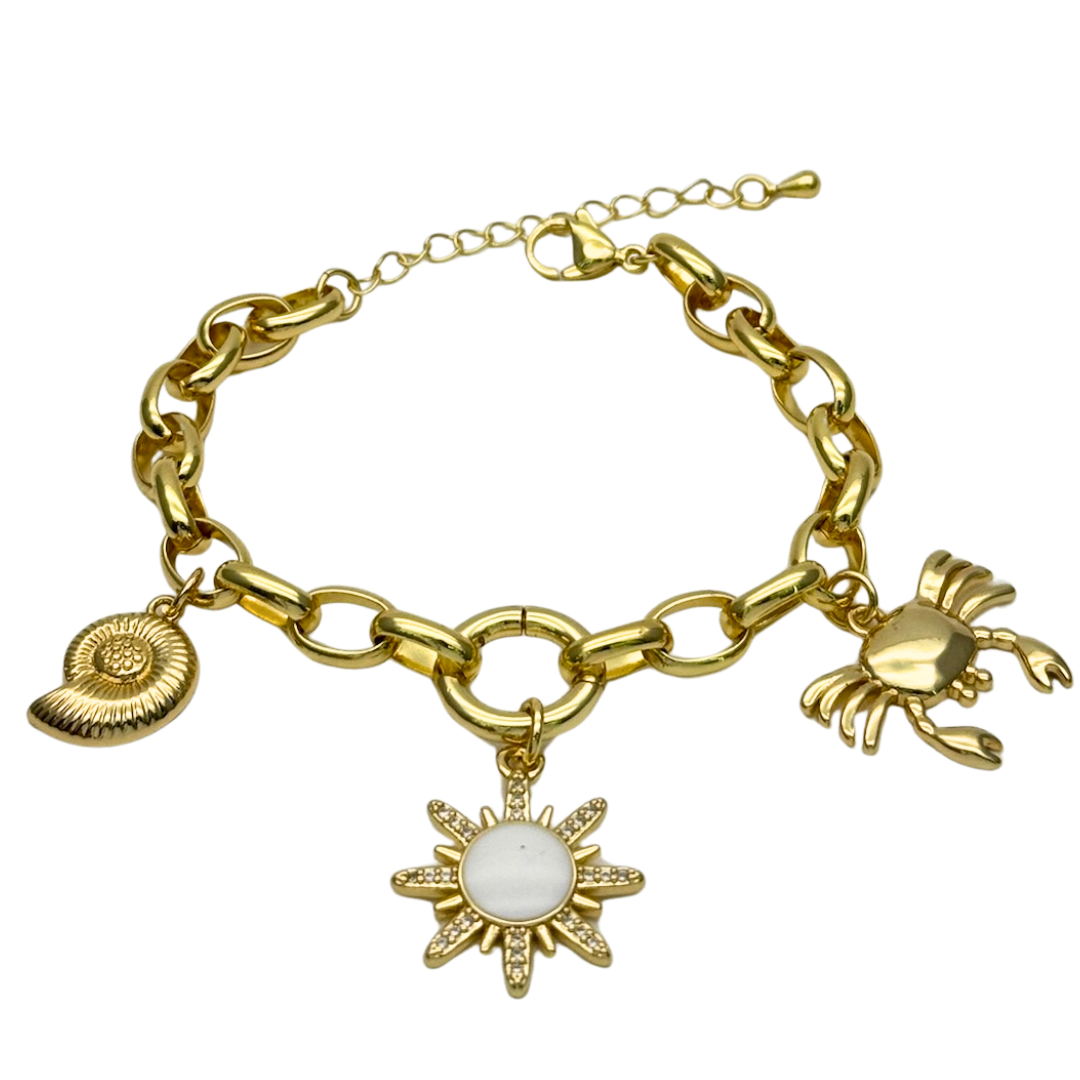PULSERA CHARMS MARINOS
