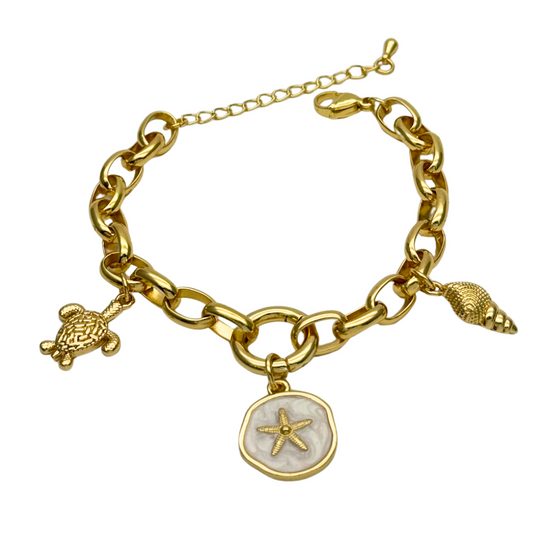 PULSERA CHARMS MARINOS