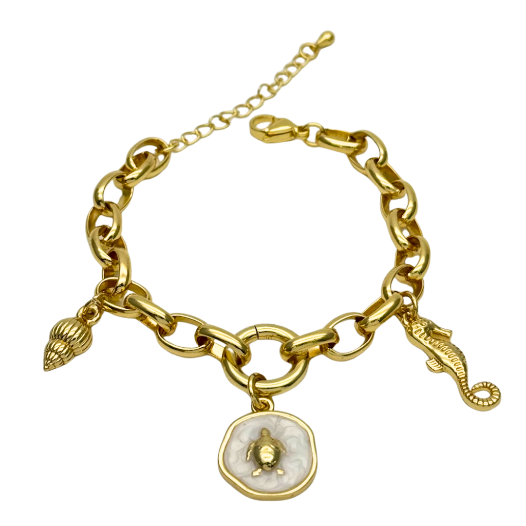PULSERA CHARMS MARINOS