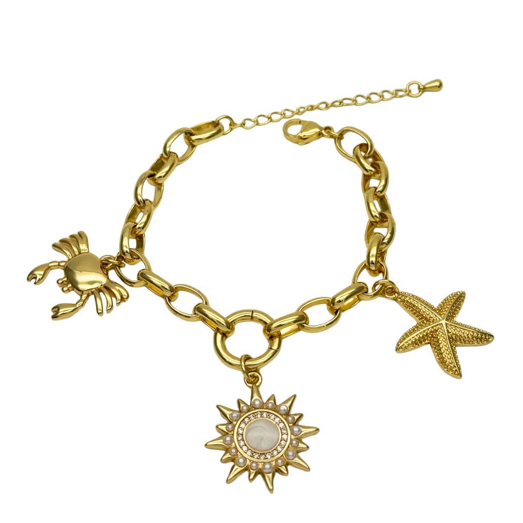 PULSERA CHARMS MARINOS