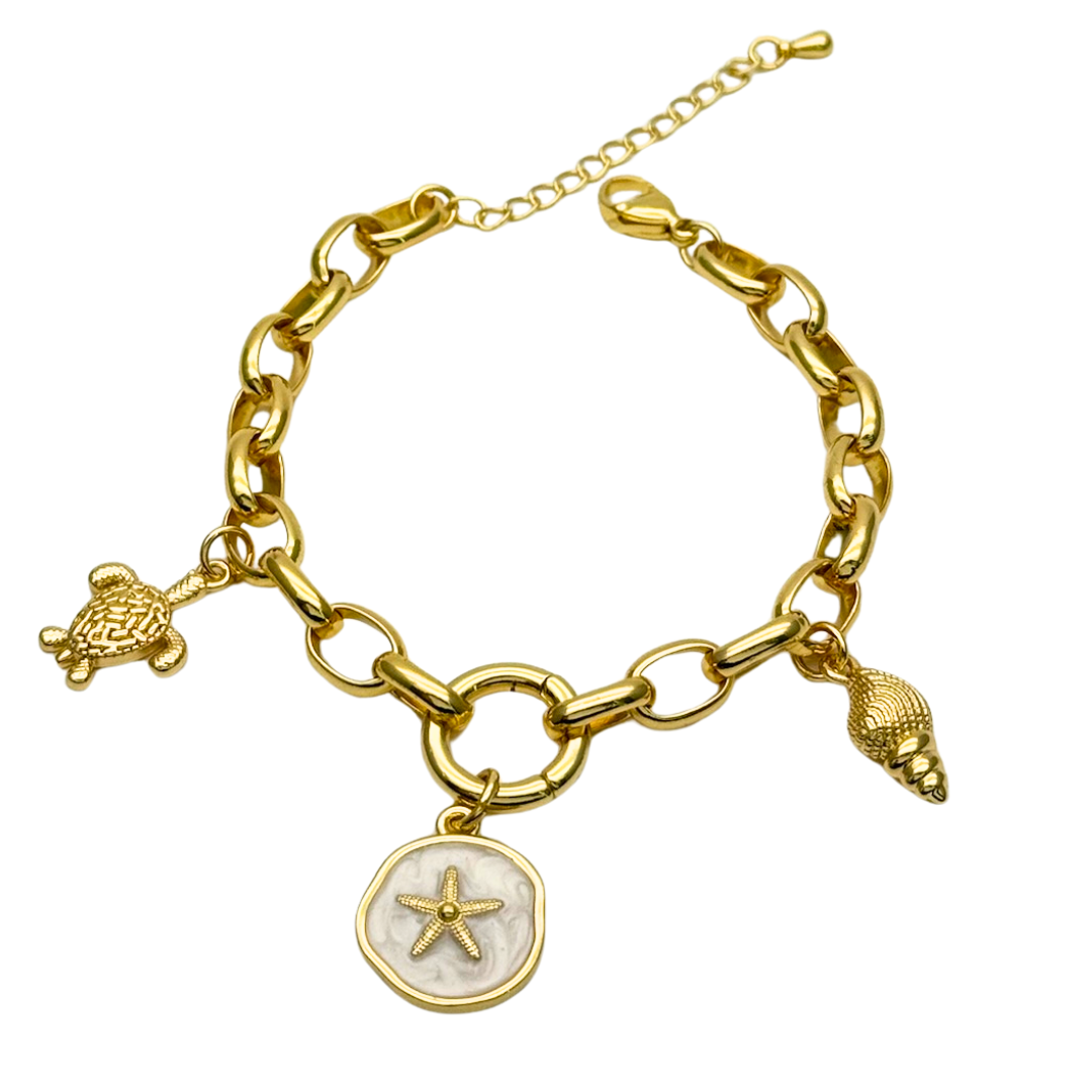 PULSERA CHARMS MARINOS
